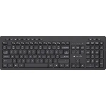Klávesnice Techly Bezdrátová klávesnice RF 2,4 GHz USB čokoláda