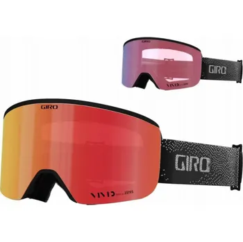 Giro Zimní brýle AXIS BLACK & WHITE BIT TONE (barevné zrcadlové čočky VIVID-Carl Zeiss VIVID EMBER 19-42% S2 + barevné zrcadlové čočky VIVID-Carl Zeiss INFRARED 58% S1) (NOVINKA 2023/2024)