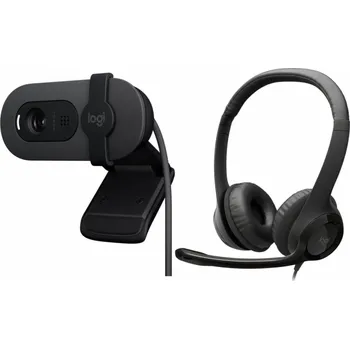 Webkamera Webová kamera Logitech Brio 100 (960-001585) + H390 (981-000406)