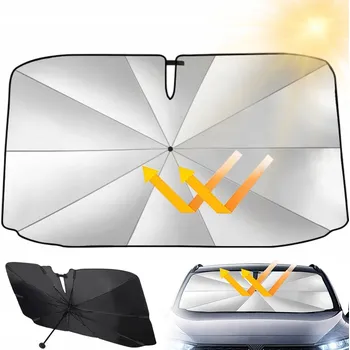 Stínítko do auta Antimrazová sluneční clona na přední a zadní okno auta.