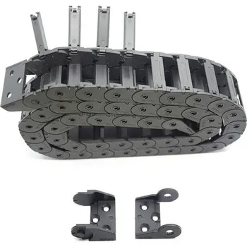 Befenybay R28 Vnitřní rozměr 15x30mm Délka 1 metr Černý plastový flexibilní tažný řetěz Nosič