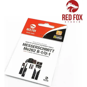 Plastikový model Messerschmitt&nbsp;Me262&nbsp;B-1/U-1&nbsp;(for&nbsp;Revell&nbsp;kit) - Red Fox Studio RFSQS-32008