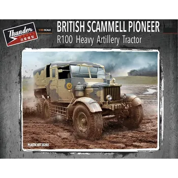 Plastikový model Scammel Pioneer R100 Artillery tractor - Thunder Model 35202