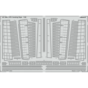 Plastikový model F4F-3 landing flaps 1/48 recommended for EDUARD - Eduard 481086