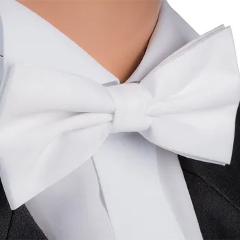 Pánský motýlek bílý Assante 90371, Velikost Uni