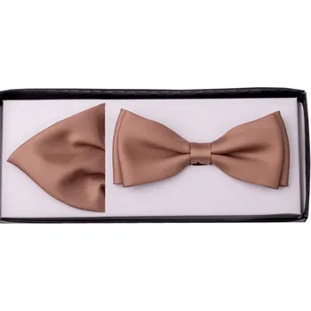 Starozlatý motýlek s kapesníčkem Assante 90216, Velikost Uni