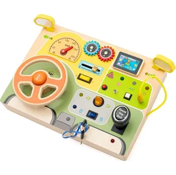 Dřevěná hračka Baby Mix Activity Board Montessori