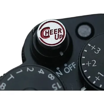 Selfie tyč Kovové tlačítko spouště s červeným nápisem Soft Release Měkký chod pro Sony A7C2 Fujifilm XT50 X100VI Nikon ZF Leica