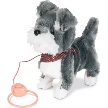 Dětské zboží Kids World Interaktivní štěně s vodítkem JX-1422 s hnědým šátkem POUZE hnědá (VÝPRODEJ)