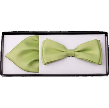 Limetkový motýlek s kapesníčkem Assante 90225, Velikost Uni