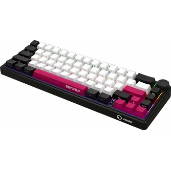 Klávesnice Lorgar KBP70MW, Bezdrátová 65% mechanická herní klávesnice Pro, Černá/červená, EN rozložení