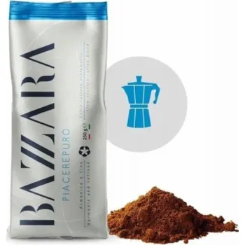Káva Bazzara Kávová zrna Kávová zrna PIACEREPURO 250 g