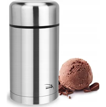 Termoska Termos na jídlo s širokým hrdlem na polévku oběd nerezový 1,2L