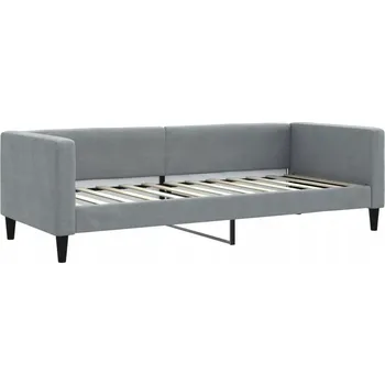 Pohovka Světle šedá pohovka s funkcí spaní 223 x 90 x 68 cm