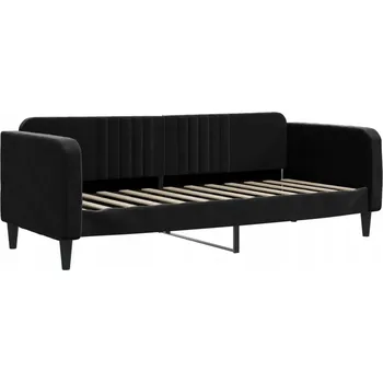 Pohovka Černá pohovka s funkcí spaní, rozměry 223 x 90 x 75 cm