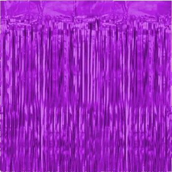 Prostěradlo Fialová párty opona 100 x 200 cm, narozeniny