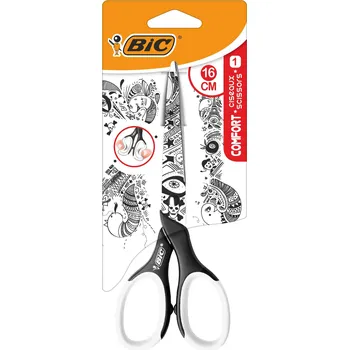 Nůžky BIC Comfort Vzor Lebka 16 cm