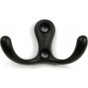 Věšák Amix černý kovový Šatní ramínko