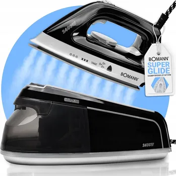 Žehlička Napařovací ŽEHLIČKA BOMANN DBS 6034 CB (ČERNÁ)