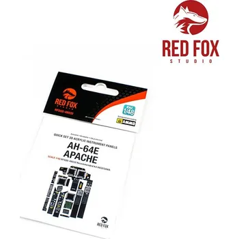 Plastikový model AH-64E&nbsp;Apache (for Hasegawa) - Red Fox Studio RFSQS-48032