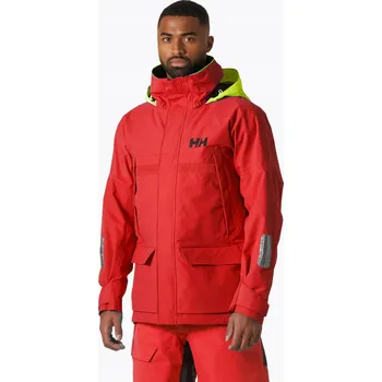 Pánská větrovka Bunda Helly Hansen 2025 Pier Jacket 4.0 Červená - M