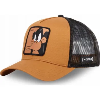 Kšiltovka Capslab Kšiltovka Looney Tunes Daffy Duck CL-LOO8-1-CT-DAF1 Hnědá Jedna velikost