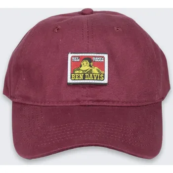 Čepice Adidas Vínově červená baseballová čepice Ben Davis Twill