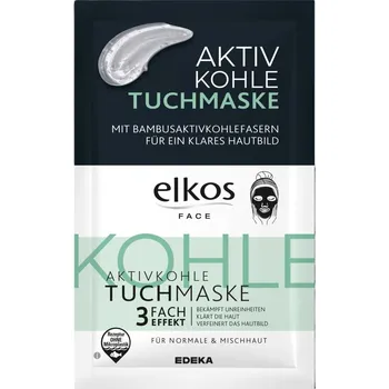 Pleťová maska EDEKA elkos Pleťová maska s aktivním uhlím