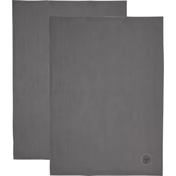 Utěrka Bavlněné kuchyňské utěrky šedé 70 × 50 cm, sada 2 ks