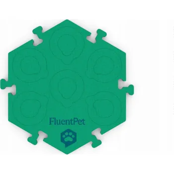 Springos FluentPet - HexTile Flex - Pěnová podložka na knoflíky - Zelená