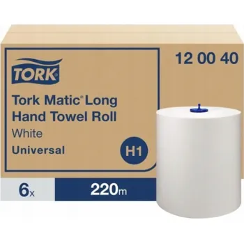 Tork Matic 120040 - role papírových utěrek (systém H1) 220 m - 6 rolí
