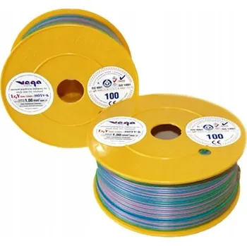 elektrický kabel Kabel LGY/H05V-K 1,00 mm2 100 m Fialovo-Modrý