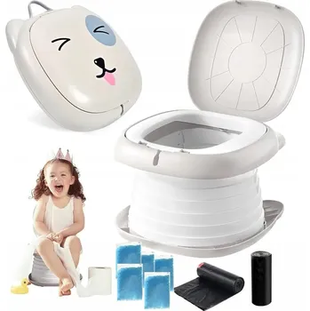 Nočník Skládací cestovní nočník opakovaně použitelný, vícebarevný