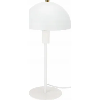 Lampička Koopman Stolní lampa, stolní, bílá, kovová, 18x36cm, houba, minimalistická