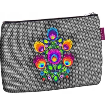 Kosmetická taška Kosmetická taštička Bertoni Solo šedá