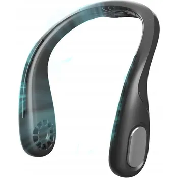 Domácí ventilátor Krční ventilátor HslyT 5200mAh mini USB bezlopatkový, 3 rychlosti, tichý