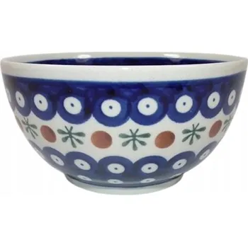 MISKA ø 14 cm 0,45 L GU971DEK41 KERAMIKA BOLESŁAWIEC (Miska/Miseczka, průměr 14 cm, 0,45 l, keramika Bolesławiec)