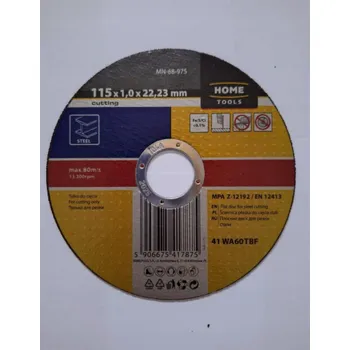 Brusný kotouč Modeco BRUSNÝ KOTOUČ PRO ŘEZÁNÍ OCELI 115X1,0X22,23 MM PLOCHÝ [DOMŮ]