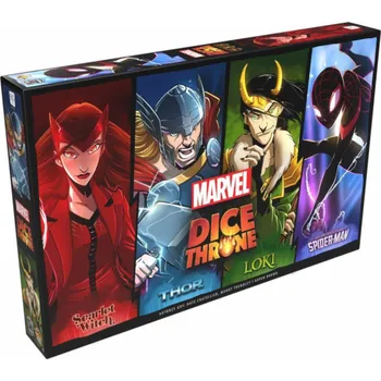 Desková hra Lucky Duck Games Dice Throne Game Marvel: Box 1 (Scarlet Witch, Thor, Loki, Spider-Man)