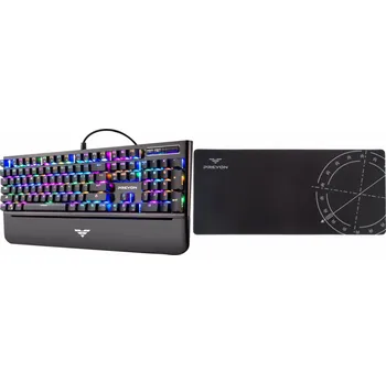 Klávesnice PREYON Klávesnice Preyon LONG Claw Brown Keyboard (PLCB104B) + herní podložka Preyon Falcon Speed XL (PFS90)