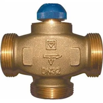 Ventil HERZ-3cestný směšovací ventil mosazný CALIS-TS-RD DN32 GZ 1 1/2, Kvs 6,44