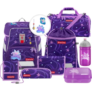 Dětské zboží Školní aktovka SPACE pro prvňáčky - 9-dílný set, Step by Step Pegasus Emily, certifikát AGR + dárek ZDARMA