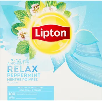 Nápoj Lipton A Moment To Relax Peppermint Herbal Tea 100 sáčků