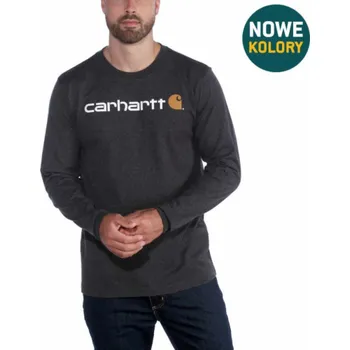 Pánská móda Carhartt Tričko Carhartt EMEA Signature L/S Carbon