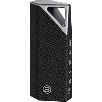 Bluetooth reproduktor Bugani Brief - černo-stříbrný - Přenosný Bluetooth reproduktor