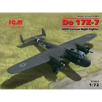 Modelářství Dornier Do 17Z-7 German WWII Night Fighter - ICM 72307