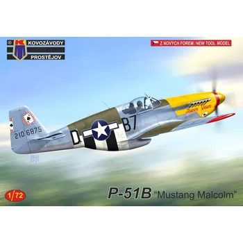 Plastikový model P-51B 'Mustang Malcolm' (3x camo) - Kovozávody Prostějov