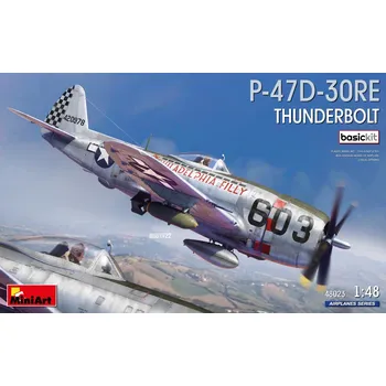 Plastikový model P-47D-30RE Thunderbolt (Basic kit) - MiniArt 48023