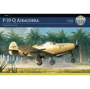 Plastikový model P-39Q Airacobra (3x camo) - Arma Hobby 40010