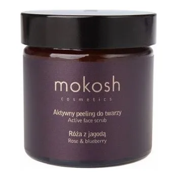 Pleťový peeling Mokosh pleťový peeling s růží a bobulemi 60ml